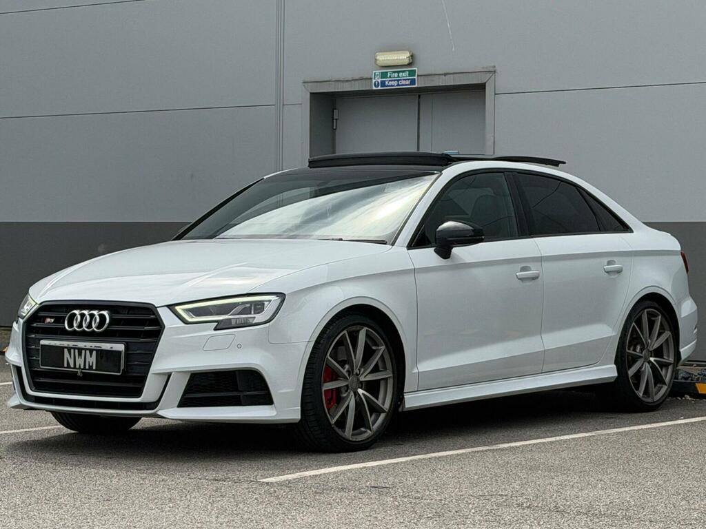 Audi S3 2.0 Tfsi Black Edition S Tronic Quattro Euro 6 S White #3