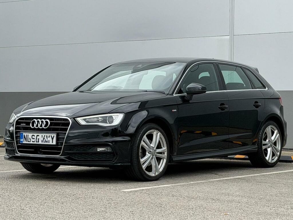 Audi A3 2.0 Tdi S Line Sportback Quattro Euro 6 Ss NL65XUY Black #3