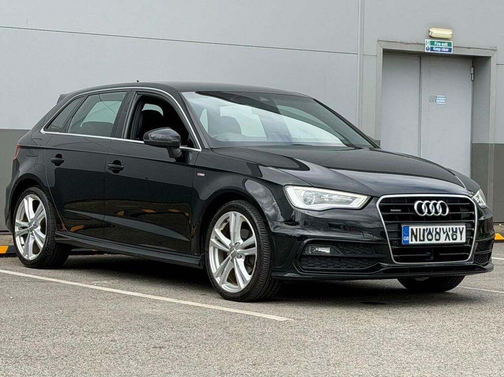 Audi A3 2.0 Tdi S Line Sportback Quattro Euro 6 Ss NL65XUY Black #4