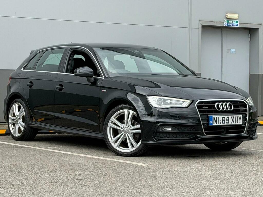 Audi A3 2.0 Tdi S Line Sportback Quattro Euro 6 Ss Black