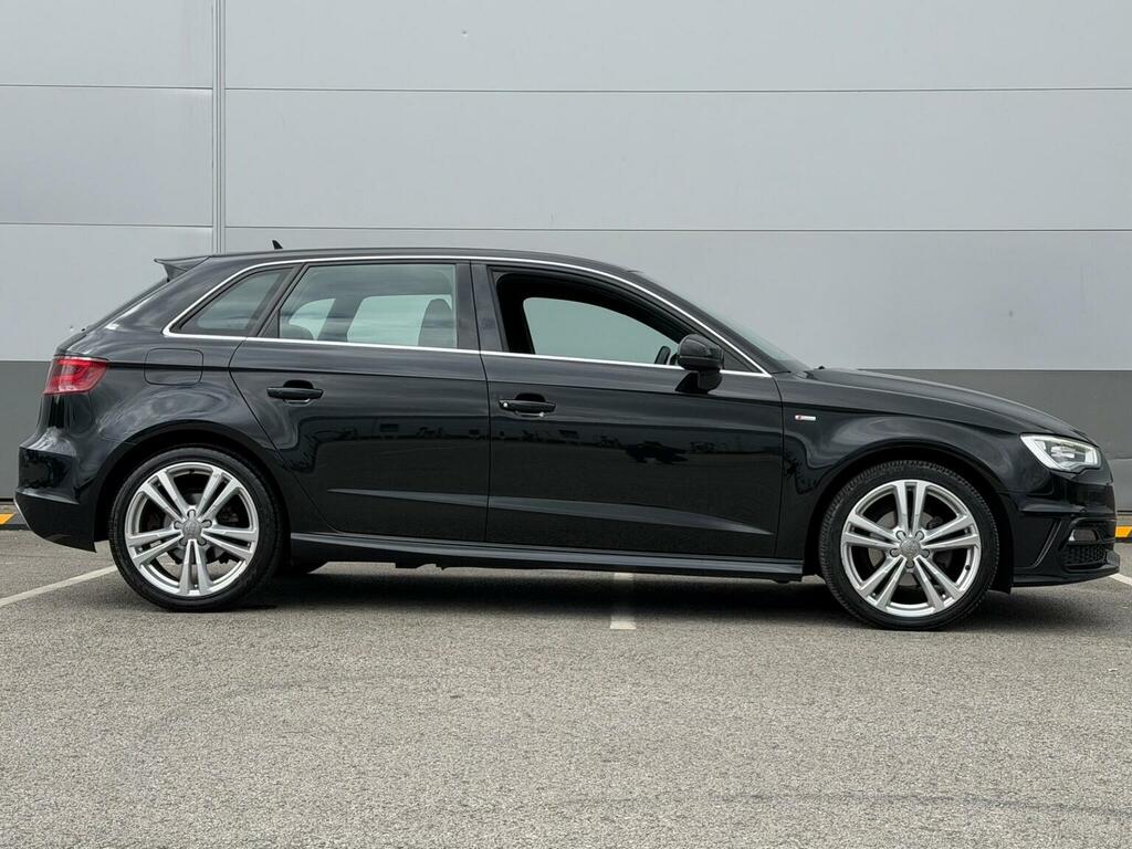Audi A3 2.0 Tdi S Line Sportback Quattro Euro 6 Ss NL65XUY Black #6