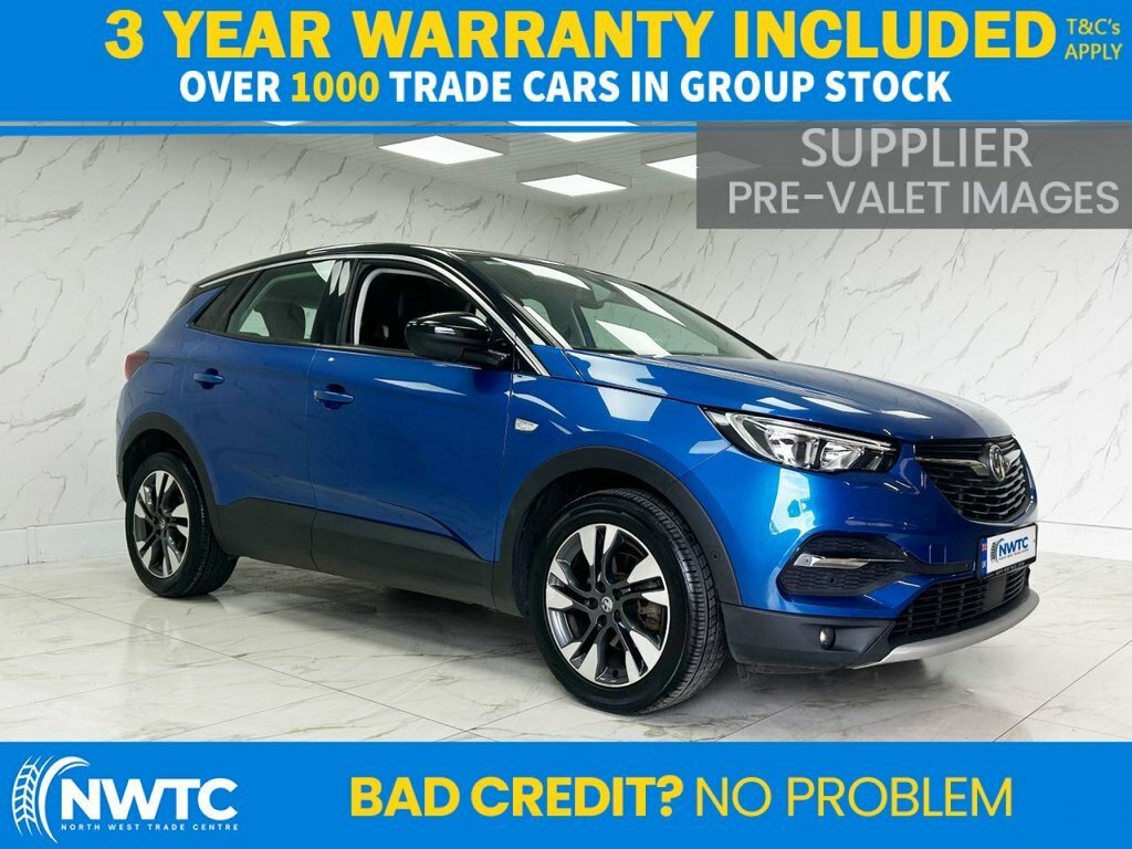 Vauxhall Grandland X 1.2L Sport Nav PRZ2949 Blue