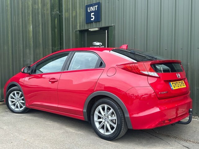 Honda Civic 1.8 I-vtec Ex Hatchback Euro 5 14 GY13GYB Red #2