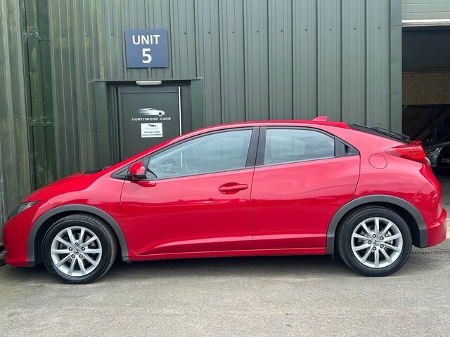 Honda Civic 1.8 I-vtec Ex Hatchback Euro 5 14 GY13GYB Red #6