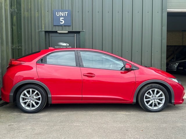 Honda Civic 1.8 I-vtec Ex Hatchback Euro 5 14 GY13GYB Red #3