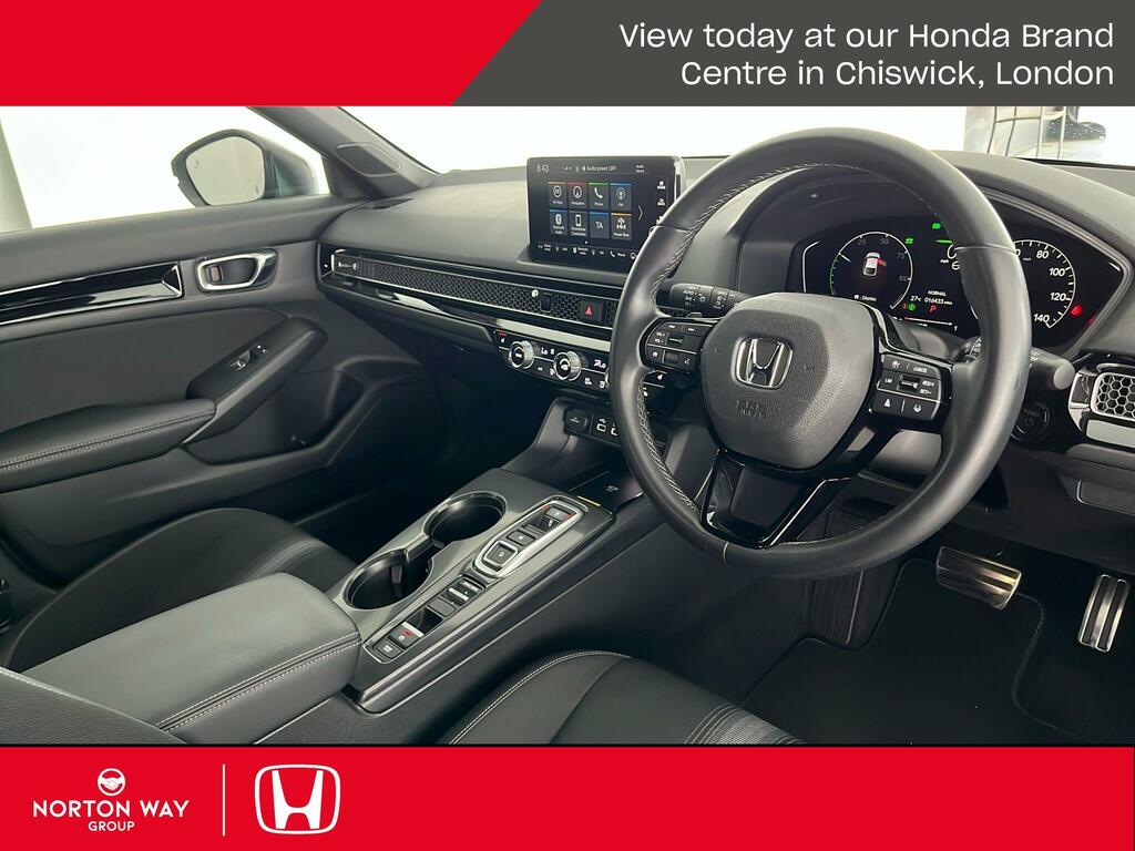 Honda Civic 2.0 Ehev Sport Cvt White #29