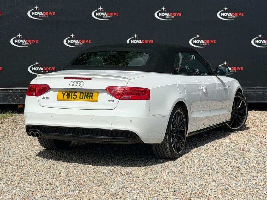 Audi A5 Convertible White #12