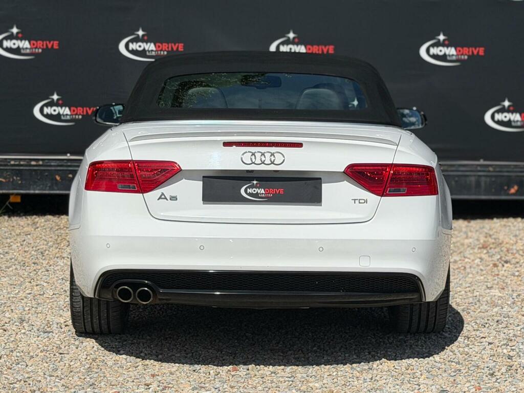 Audi A5 Convertible White #17