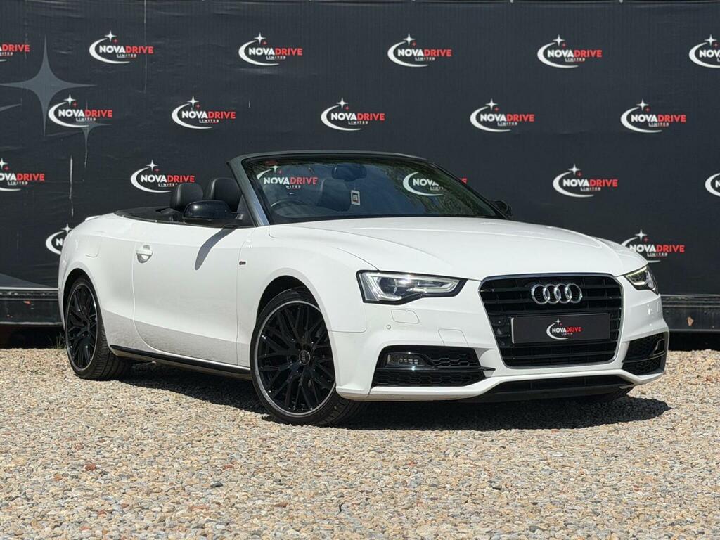 Audi A5 Convertible White #9