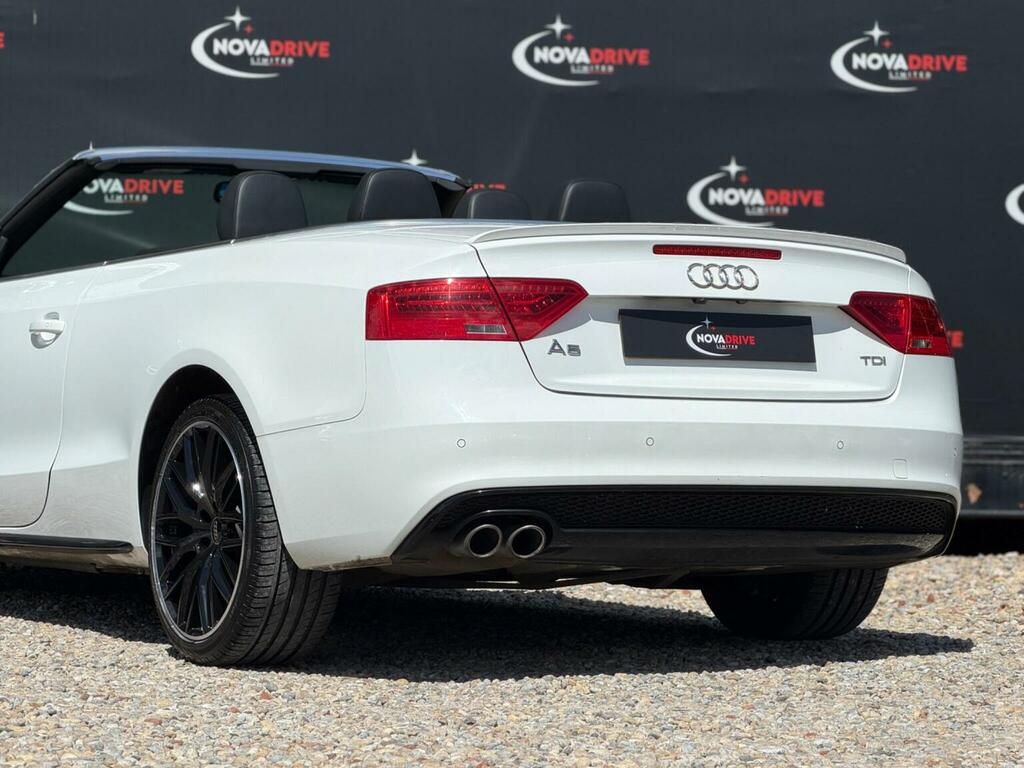 Audi A5 Convertible White #21