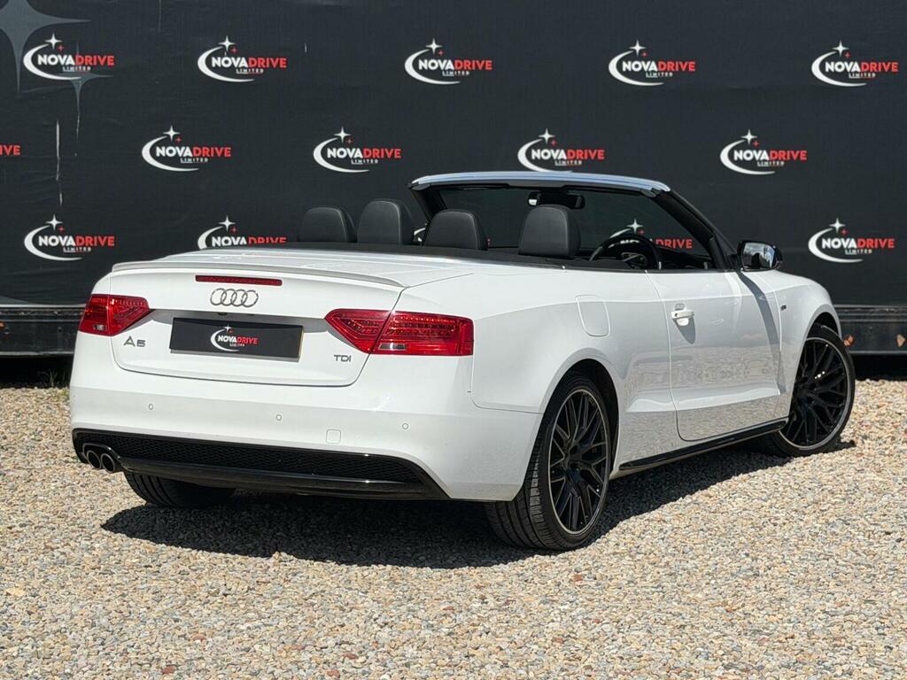 Audi A5 Convertible White #11