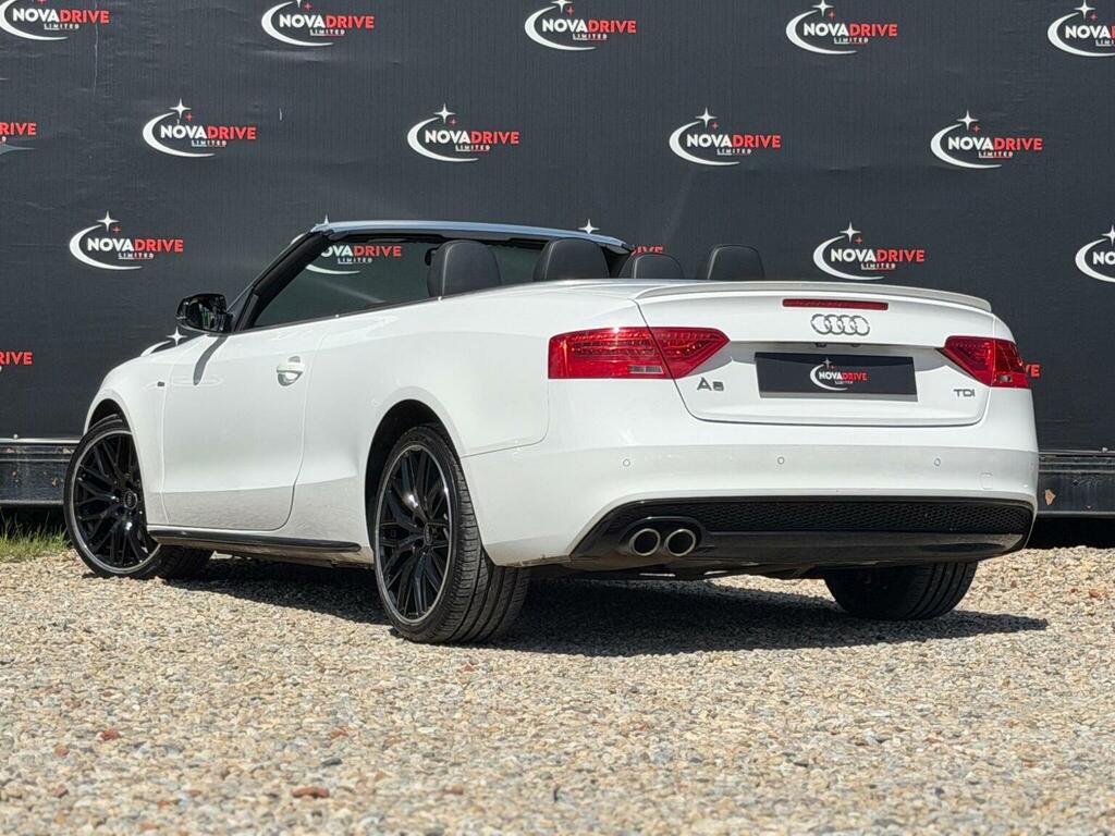 Audi A5 Convertible White #19