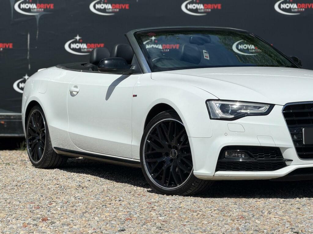 Audi A5 Convertible White #10