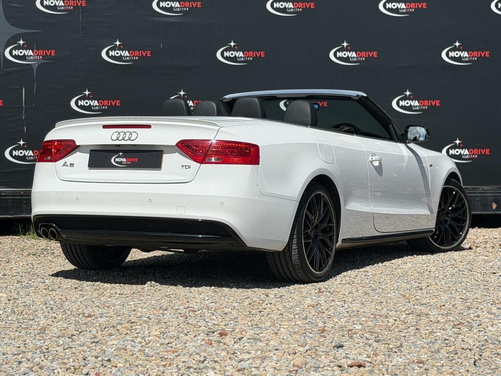 Audi A5 Convertible White #13