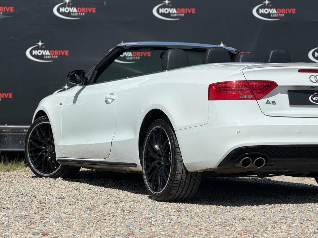 Audi A5 Convertible White #22