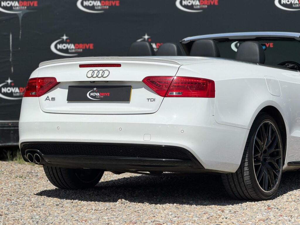 Audi A5 Convertible White #15