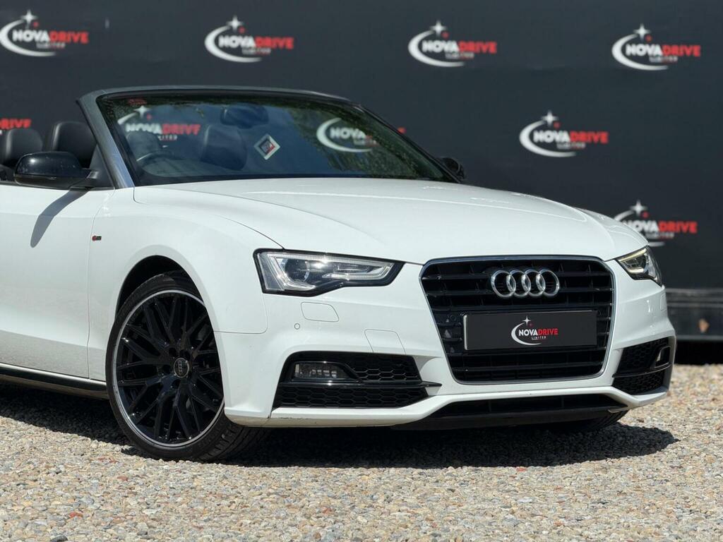 Audi A5 Convertible White #8
