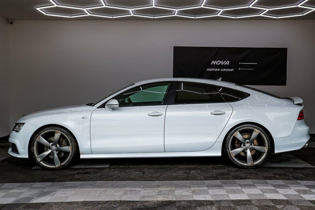 Audi A7 3L Black Edition White #6