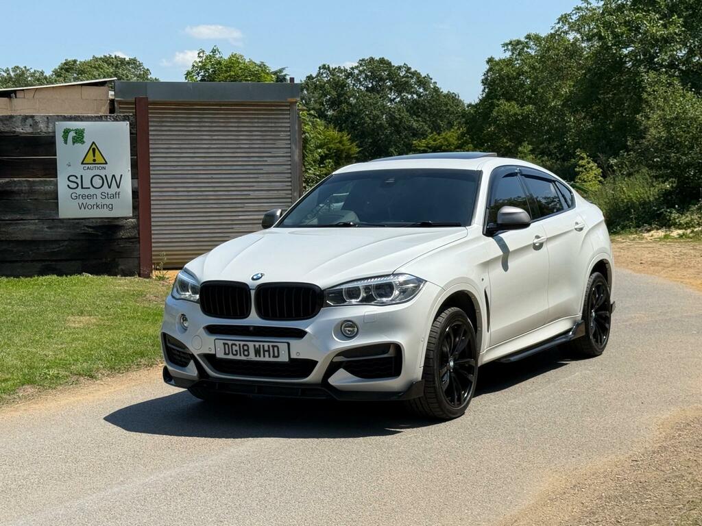 BMW X6 3.0 M50d Xdrive Euro 6 Ss DG18WHD White #4