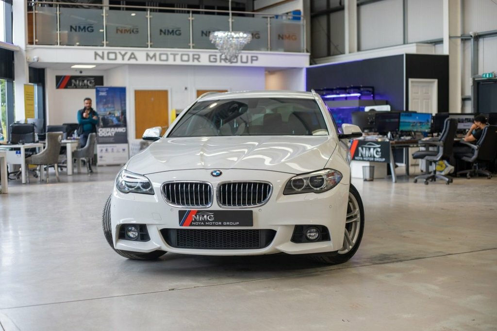 BMW 5 Series 2L M Sport YG64FWF White #4