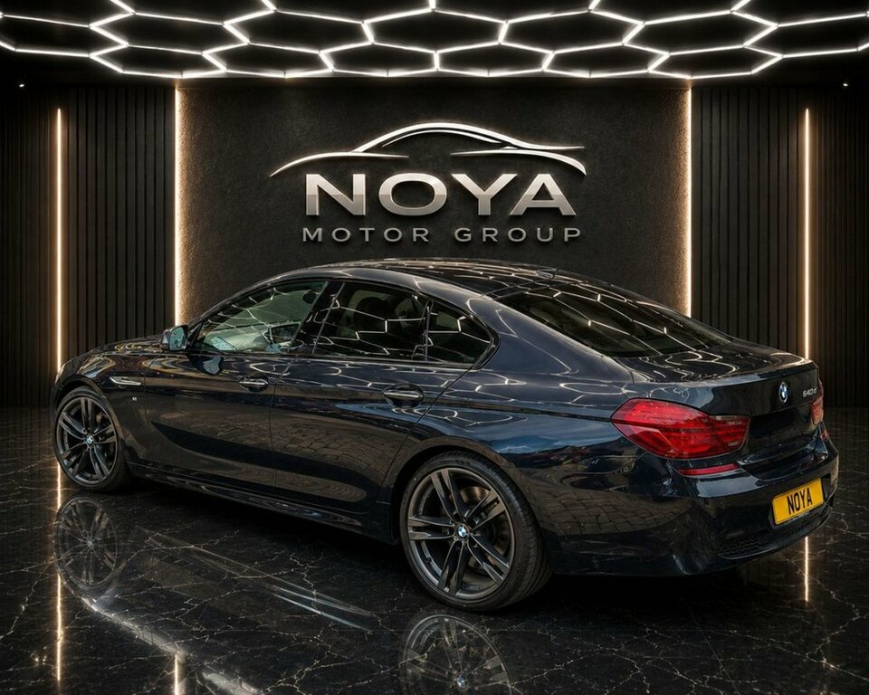 BMW 6 Series Gran Coupe 3L M Sport Black #2