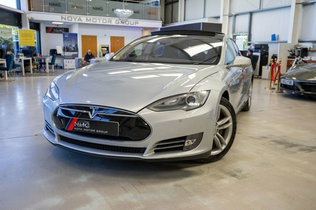 Tesla Model S Hatchback Grey #4