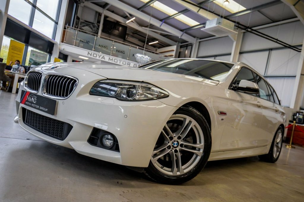 BMW 5 Series 2L M Sport White #4