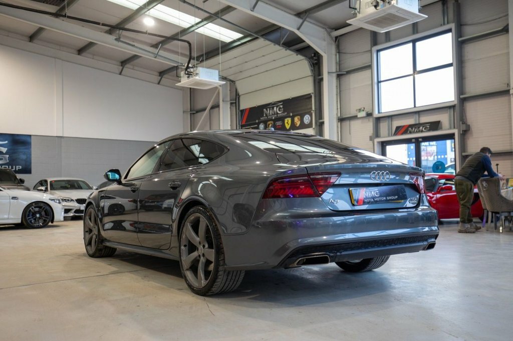 Audi A7 3.0 Tdi V6 Black Edition Sportback S Tronic Quattr Grey #16