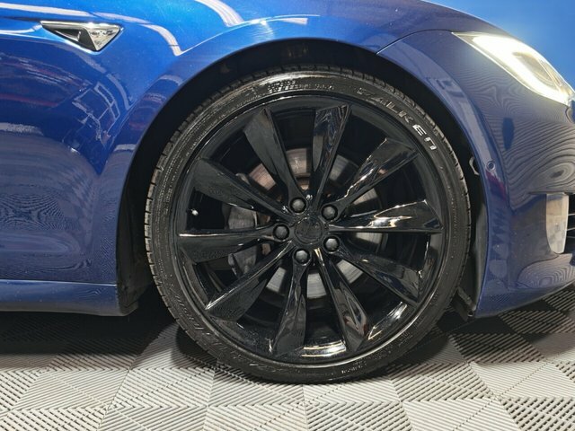 Tesla Model S Dual Motor Hatchback Blue #5