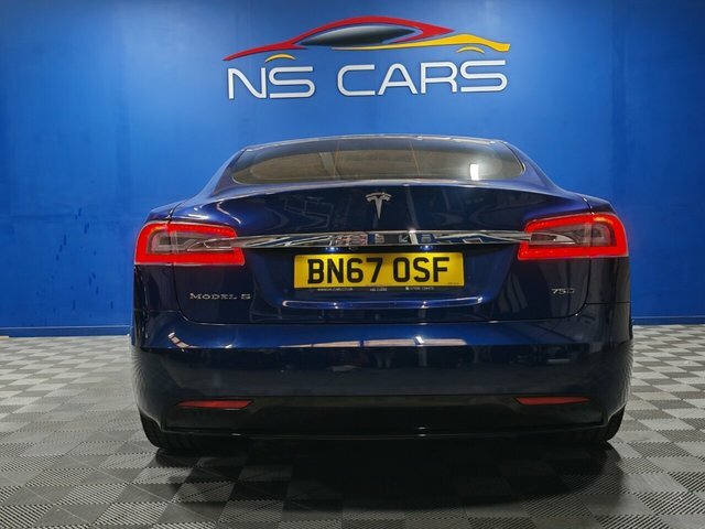Tesla Model S Dual Motor Hatchback Blue #6