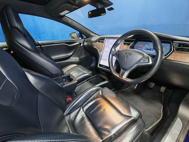 Tesla Model S Dual Motor Hatchback Blue #2