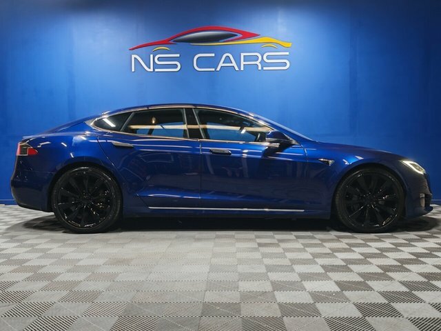 Tesla Model S Dual Motor Hatchback Blue #3
