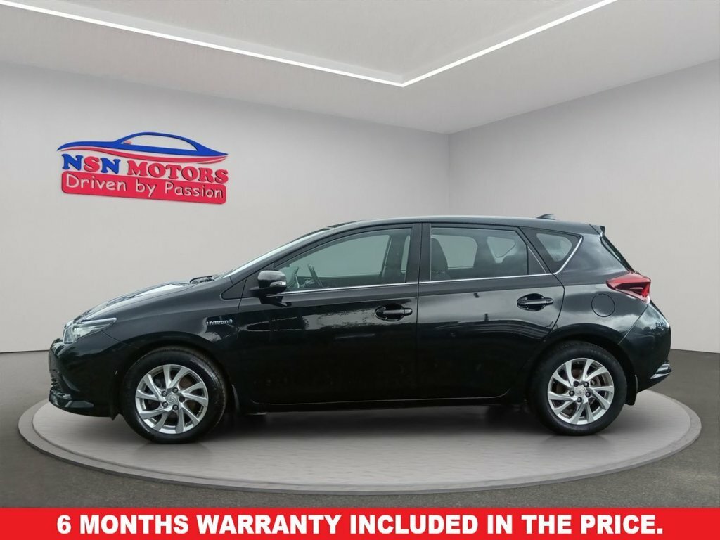 Toyota Auris 1.8 Vvt-h Business Edition Hatchback Hy YS66XHY Black #3
