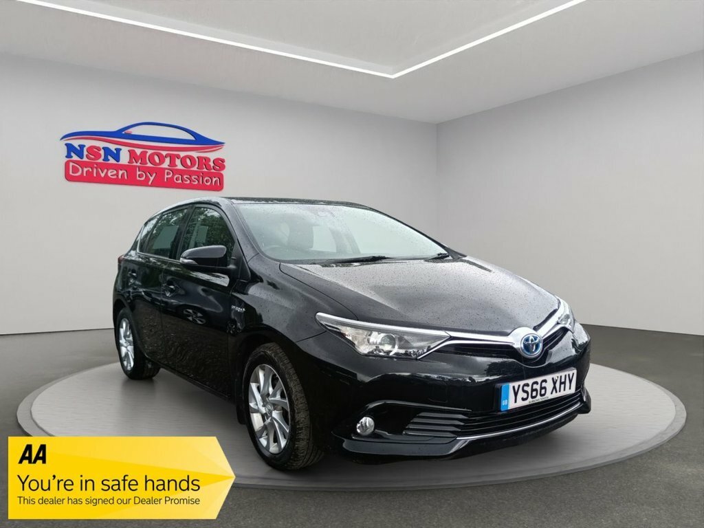 Toyota Auris 1.8 Vvt-h Business Edition Hatchback Hy YS66XHY Black