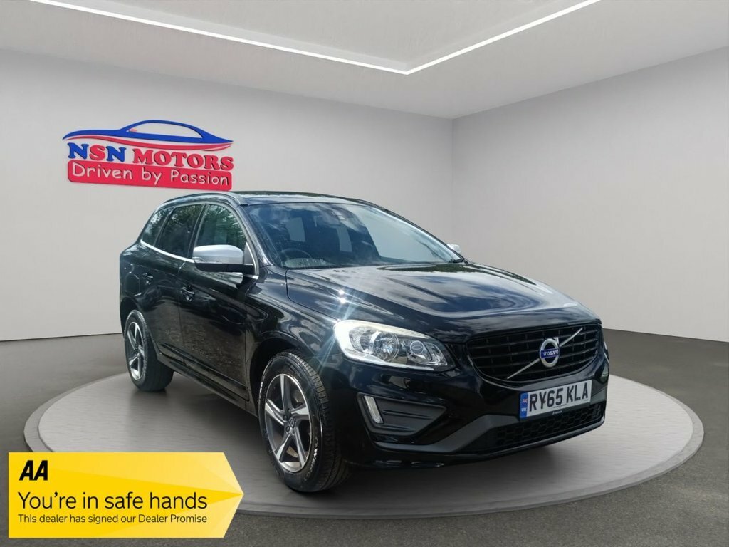 Volvo XC60 2.0 D4 R-design Nav Suv Euro 6 S RY65KLA Black