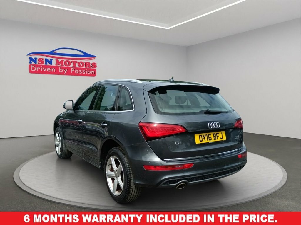 Audi Q5 2.0 Tdi S Line Suv Quattro Euro OY16BFJ Grey #2