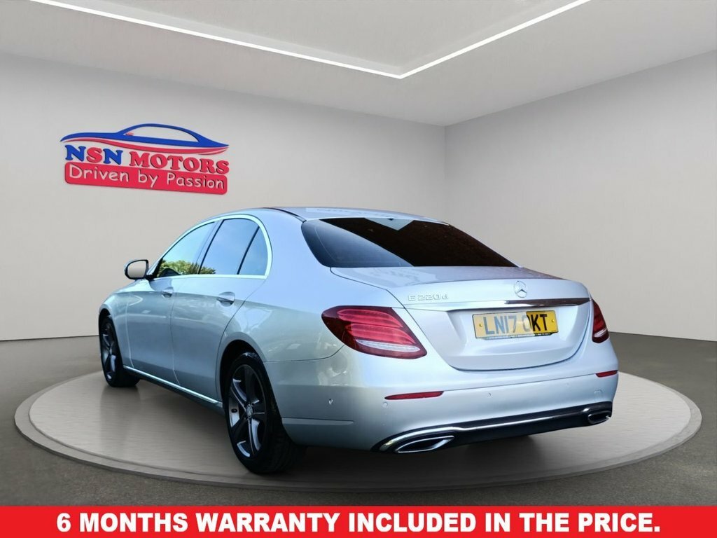 Mercedes-Benz E Class 2.0 E220d Se Saloon G-tronic Euro 6 S LN17OKT Silver #2