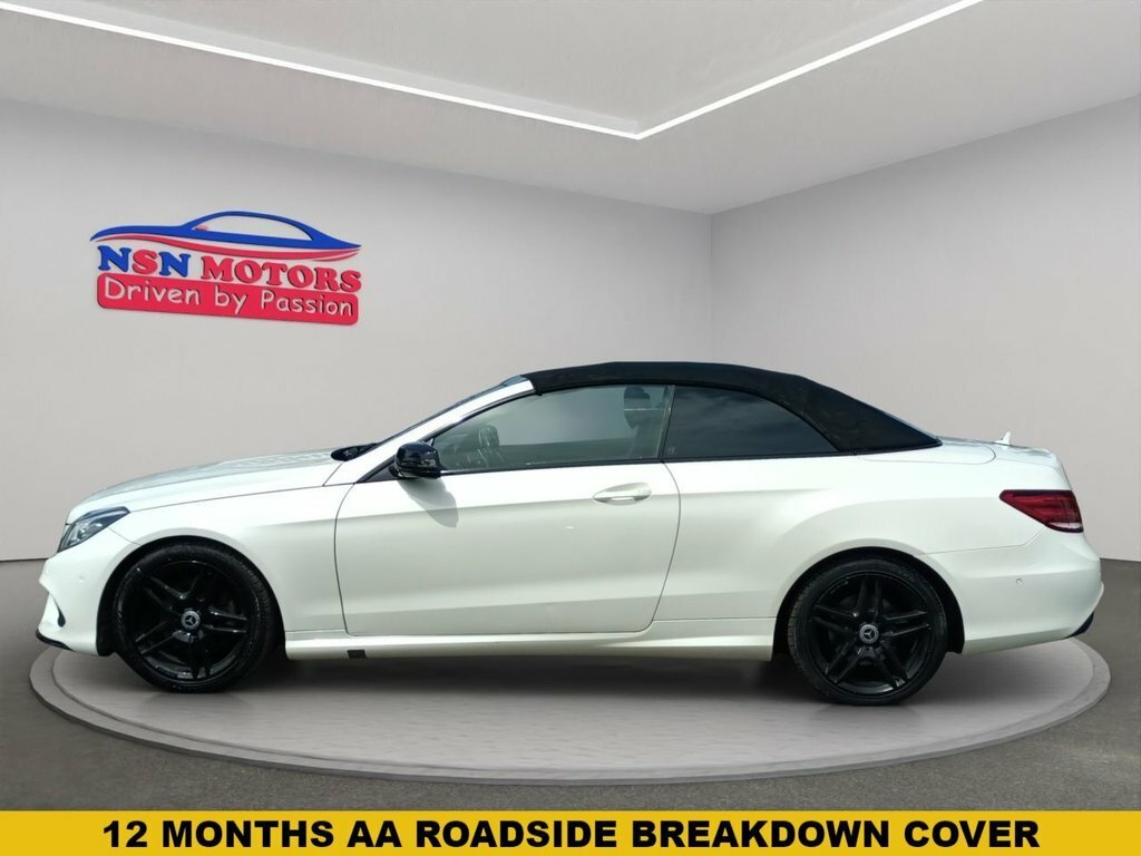 Mercedes-Benz E Class 2.1 E250 Cdi Amg Sport Cabriolet G-tron White #3