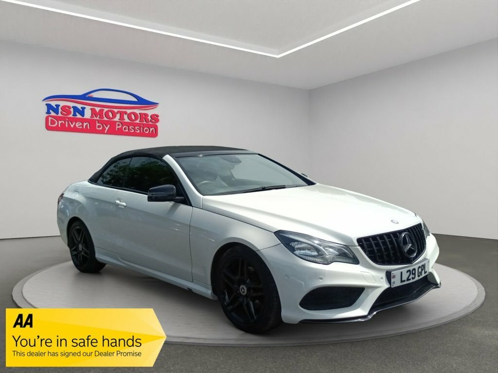 Mercedes-Benz E Class 2.1 E250 Cdi Amg Sport Cabriolet G-tron White