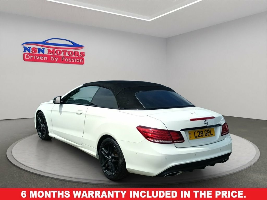 Mercedes-Benz E Class 2.1 E250 Cdi Amg Sport Cabriolet G-tron White #2