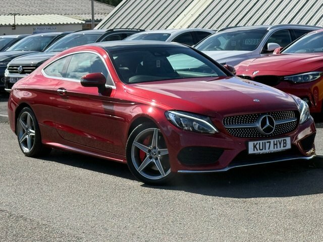Mercedes-Benz C Class C250d Amg Line Premium Red