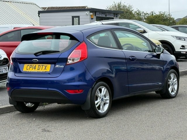 Ford Fiesta Zetec Hatchback CP14DTX Blue #3