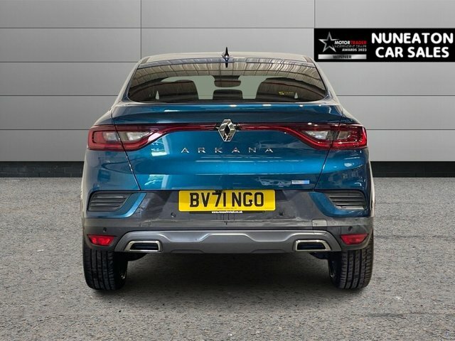 Renault Arkana 1.6 E-tech R.s. Line Suv Hybrid 2W BV71NGO Blue #4