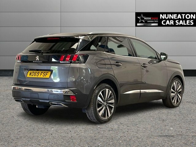 Peugeot 3008 1.2 Puretech Gt Line Premium Suv WD69FSF Grey #3