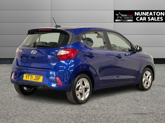Hyundai I10 1.2 Se Connect Hatchback Euro 6 YT71JDF Blue #3