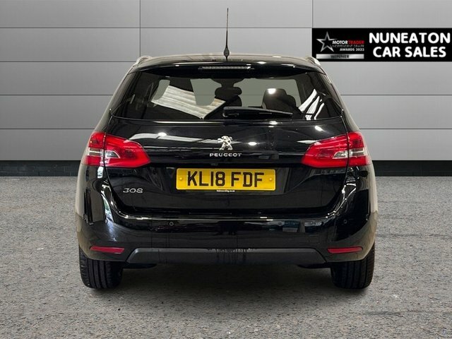 Peugeot 308 SW 1.2 Puretech Tech Edition Estate Eat Eu Black #4