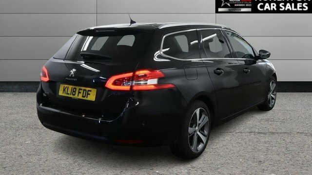 Peugeot 308 SW 1.2 Puretech Tech Edition Estate Eat Eu KL18FDF Black #3
