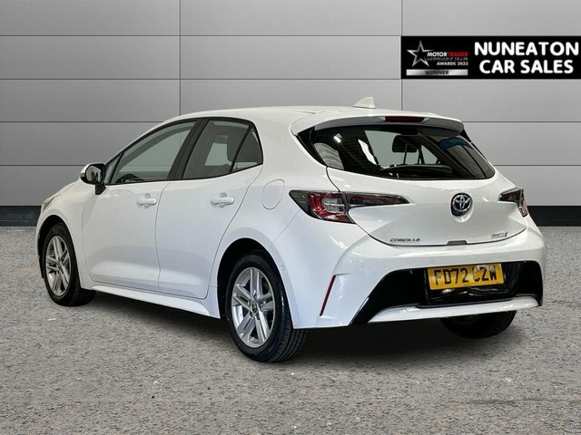 Toyota Corolla 1.8 Vvt-h Gpf Icon Tech Hatchback Hybri FD72CZW White #5