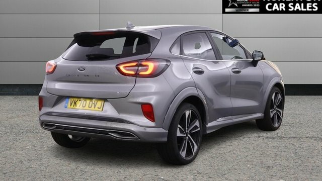 Ford Puma 1.0T Ecoboost St-line X Vignale Suv Dct VK70OVJ Silver #3
