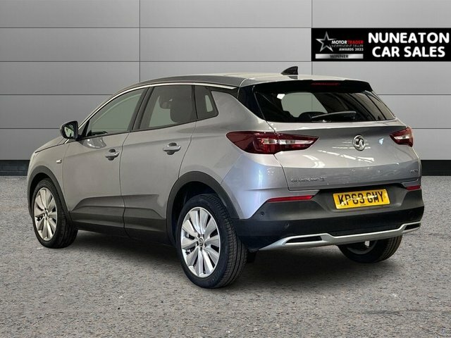 Vauxhall Grandland X 1.2 Turbo Elite Nav Suv 6Spd Eur KP69GMY Grey #5